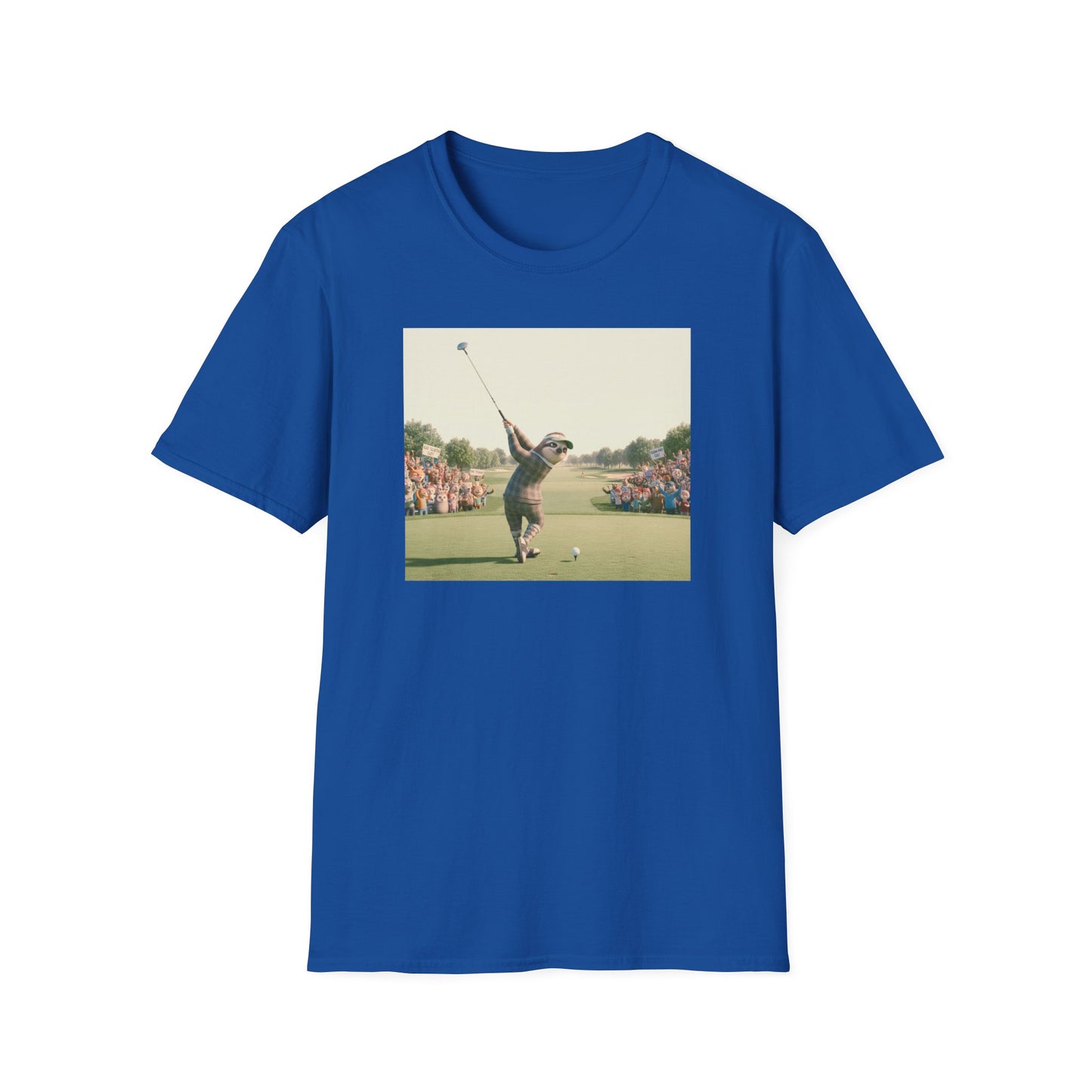 Sloth Golfer 3D Animation T-Shirt | Cinematic CGI Sporting Character