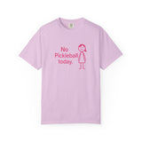 No Pickleball Today T-shirt | Funny Pickleball Saying, Pink Stick Figure Design
