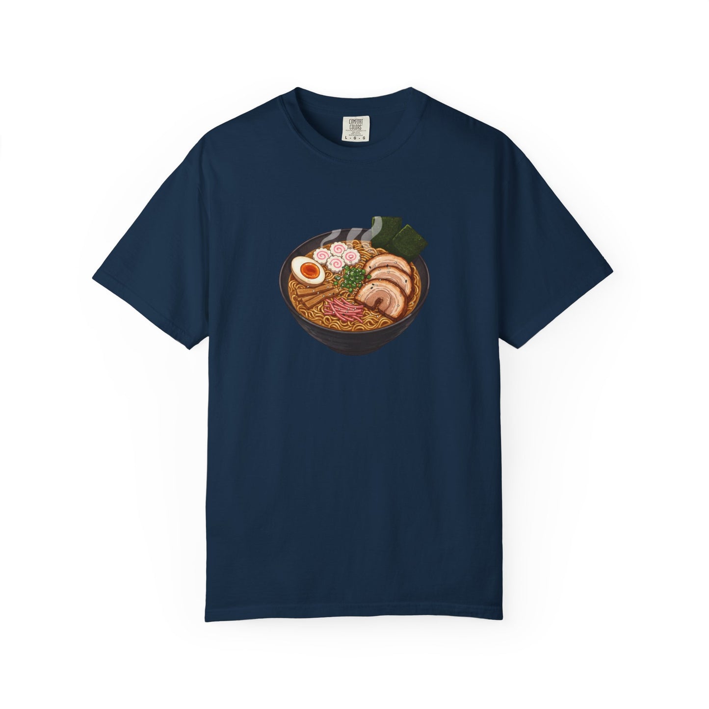 Ramen Bowl Illustration T-shirt | Cute Noodle Soup Graphic