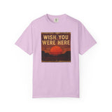 Wish You Were Here Sunset T-shirt | Vintage Sunset Graphic
