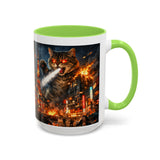 Catzilla Tokyo Cityscape Mug | Color Interior 11oz 15oz