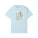 Be Kind Floral Wreath T-Shirt | Positive Quote, Boho Botanical Design