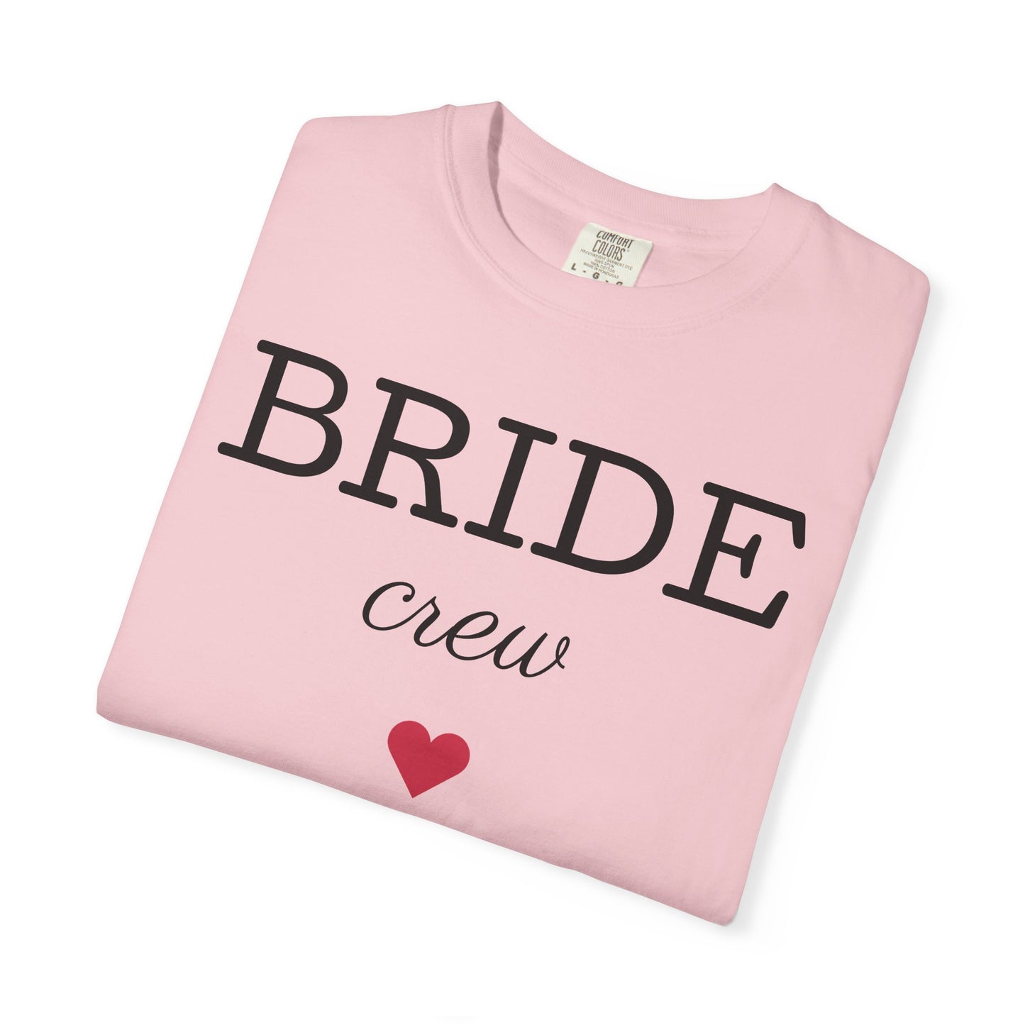 Bride Crew T-Shirt | Bachelorette Party Tee, Heart Bridesmaid Shirt