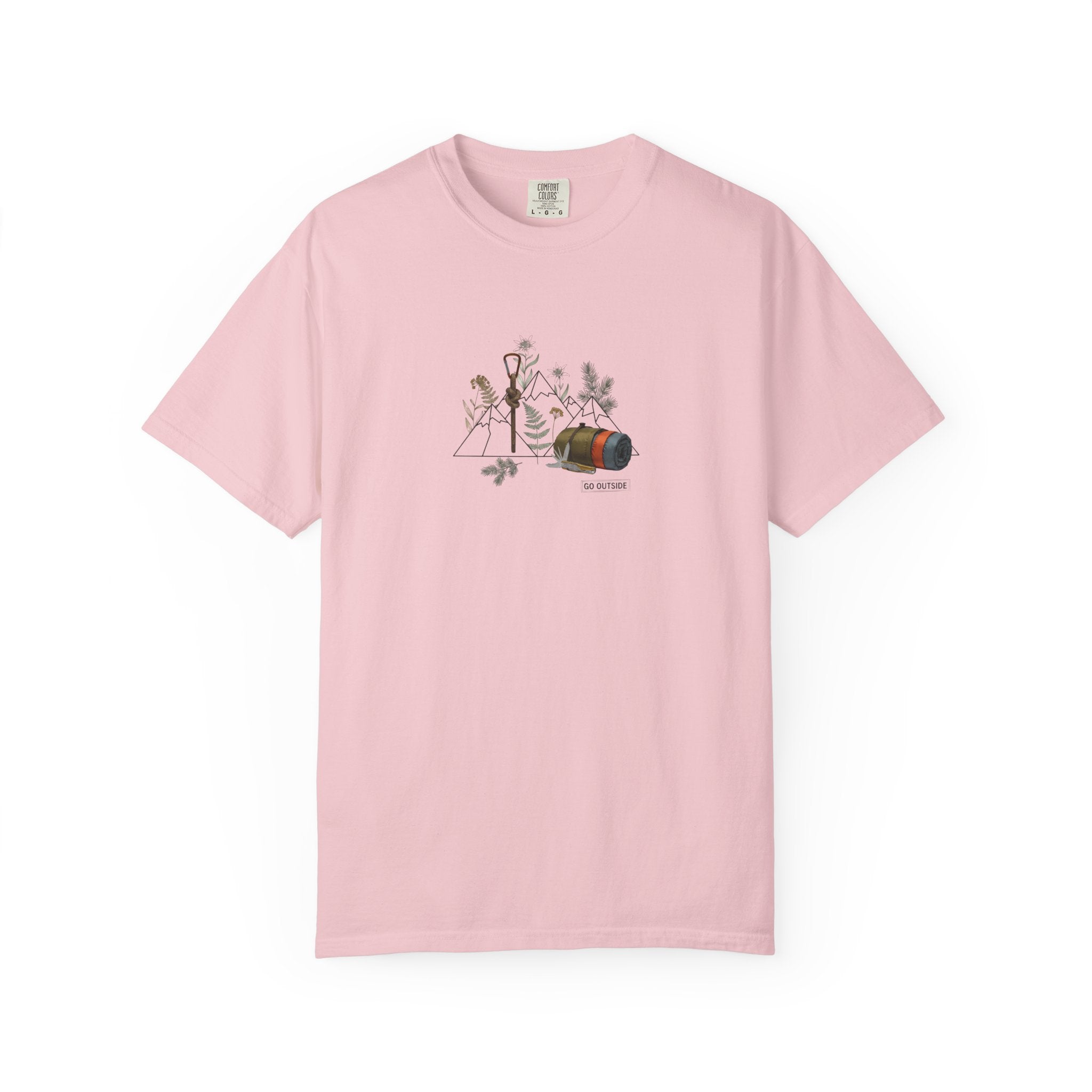 Mountains Camping Outdoors Tee | Adventure Gear Graphic T-Shirt