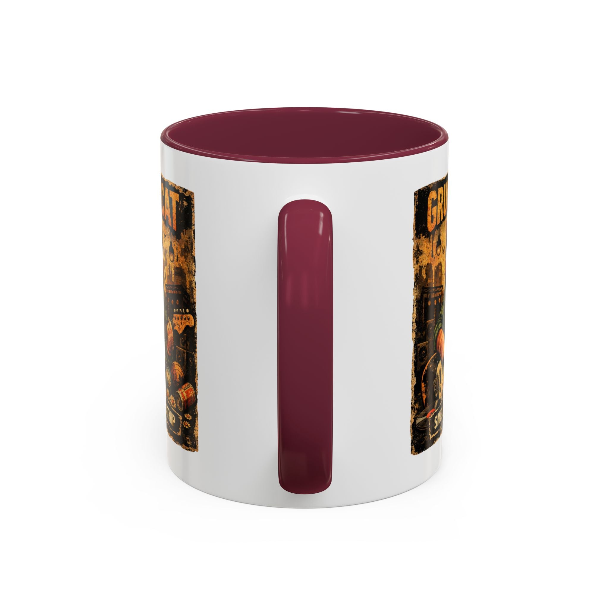 Grunge Cat Smells Like Catnip Mug | Ceramic Coffee Cup