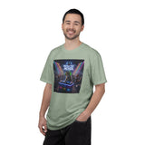 Melodic Mixer DJ Cat T-shirt | Neon Retro Music Party