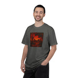 Red Desert Sunset T-shirt | Cactus Landscape, Moody Western Scene