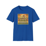 Capybara Ace Pickleball Player T-Shirt | Retro Tropical Court Design