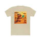 Capybara Playing Pickleball T-Shirt | Retro Sports Animal Illustration