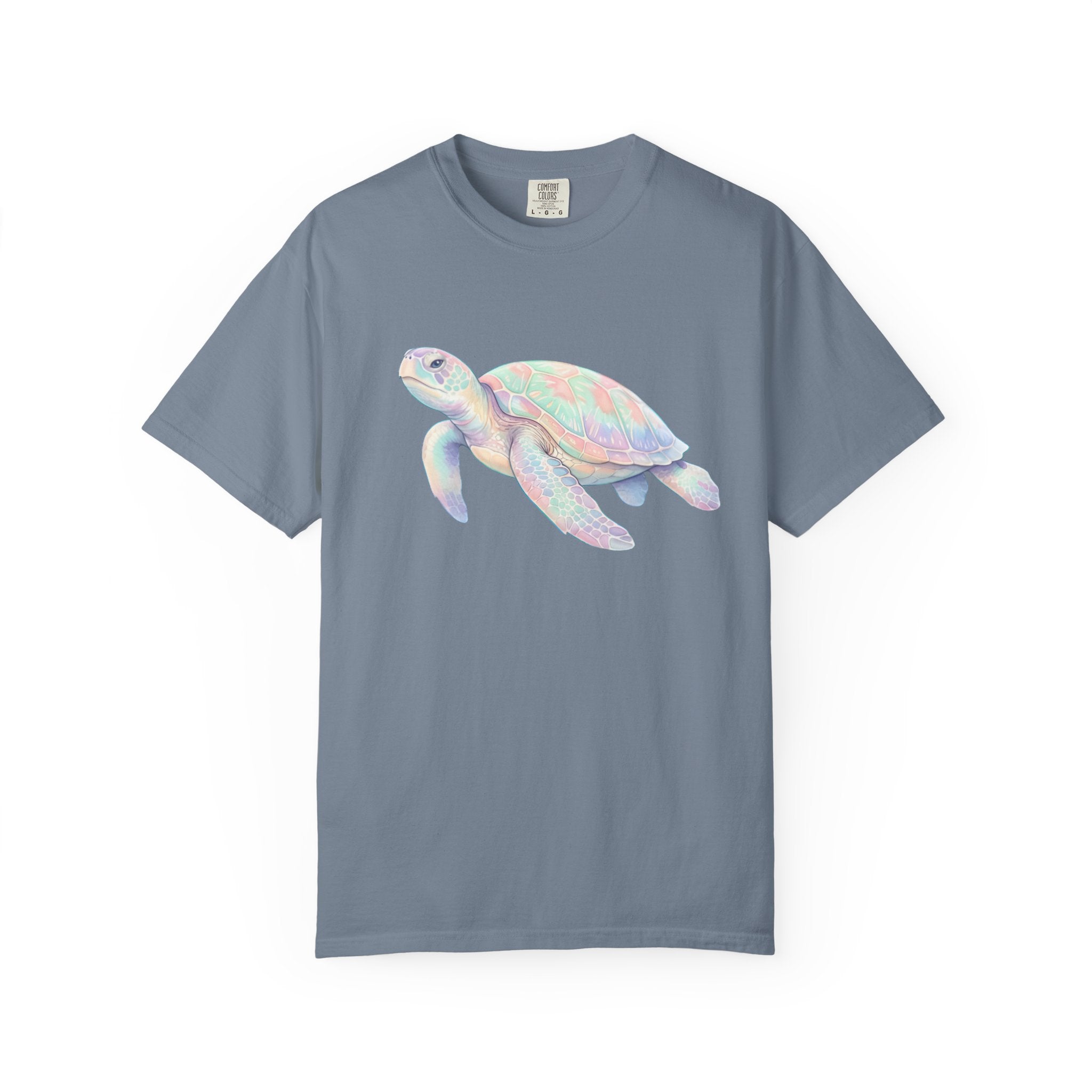Pastel Sea Turtle T-shirt | Watercolor Marine Life Tee