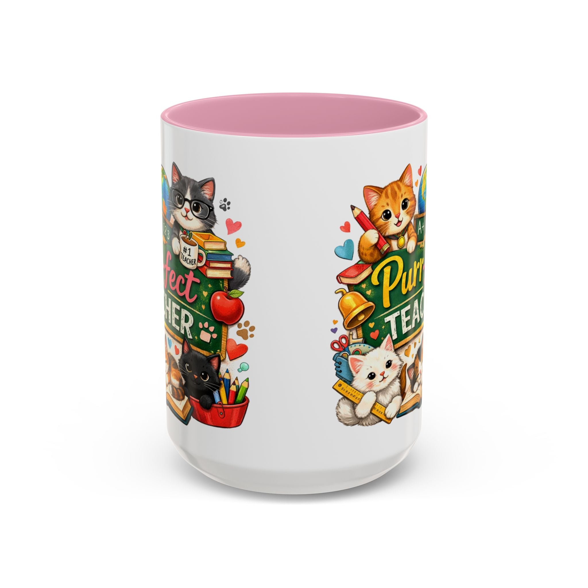Purr-fect Teacher Mug | Cat Classroom Design, 11oz or 15oz