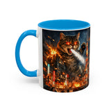 Catzilla Tokyo Cityscape Mug | Color Interior 11oz 15oz