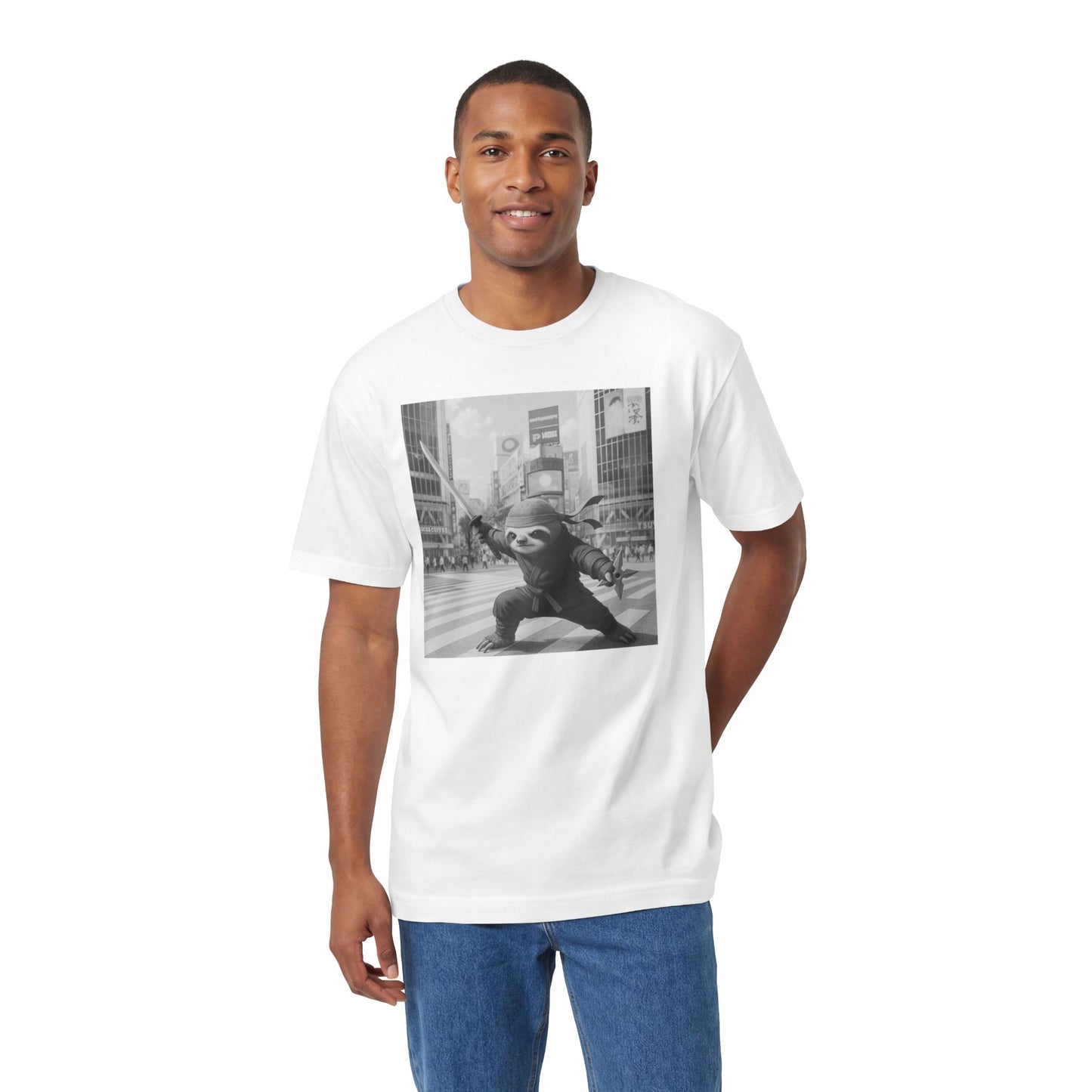 Un-Hurry Sloth Ninja Tee | Slow Living, Zen Grit, Stealth-Lag Design