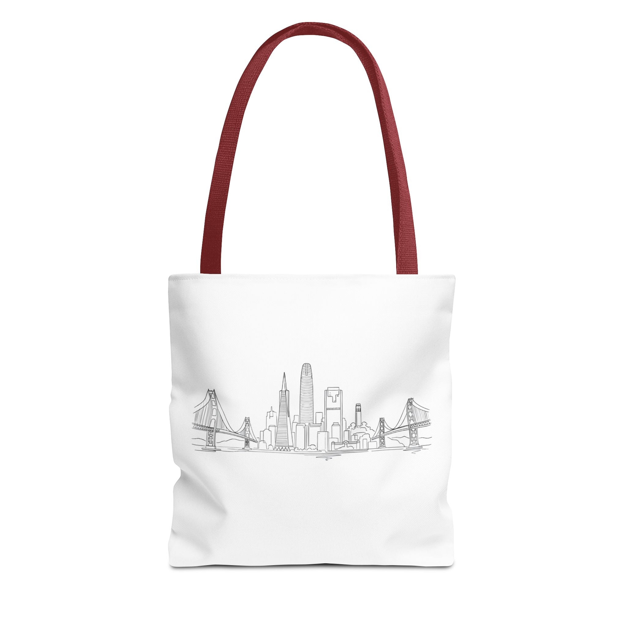 San Francisco Skyline Tote Bag | Minimal City Line Art