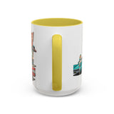 1950s Diner Scene Mug | Retro Car Hop Coffee Cup