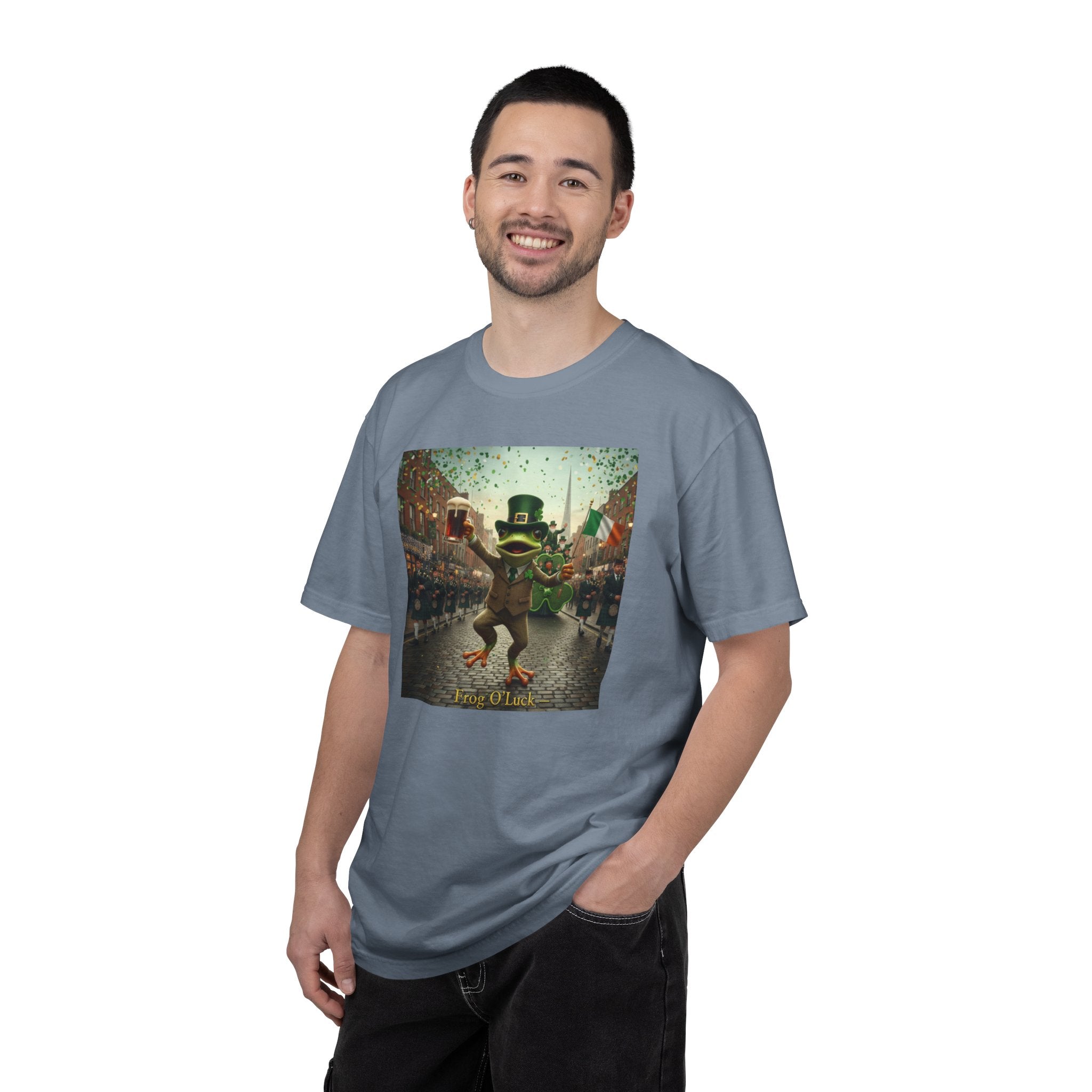 Irish Frog Unisex Garment-Dyed T-shirt