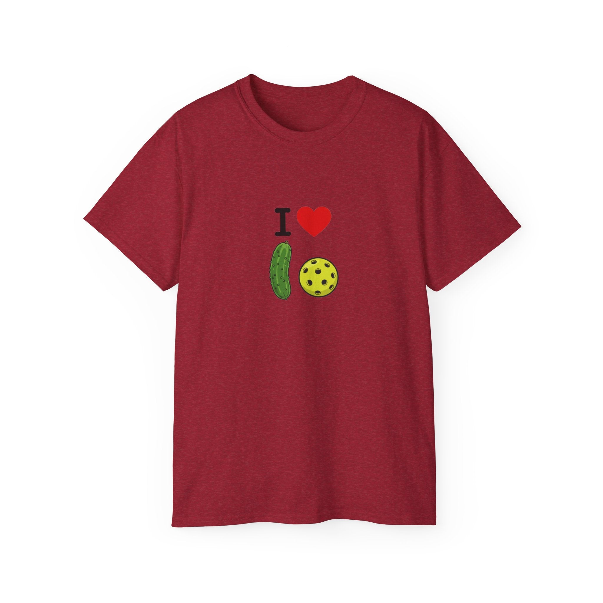 I Heart Pickleball T-Shirt | Pickle & Ball Graphic Tee