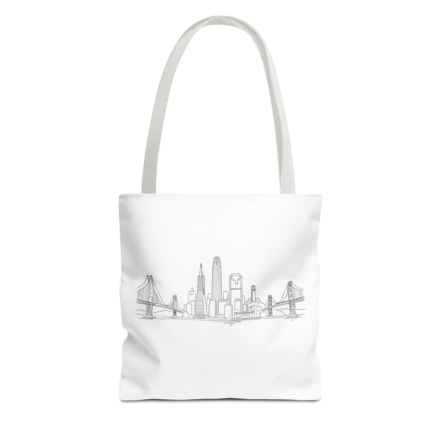 San Francisco Skyline Tote Bag | Minimal City Line Art