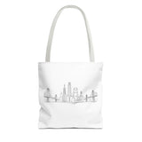 San Francisco Skyline Tote Bag | Minimal City Line Art