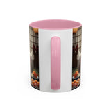 Goose with Sushi Mug | Japanese Tea Room Illustration