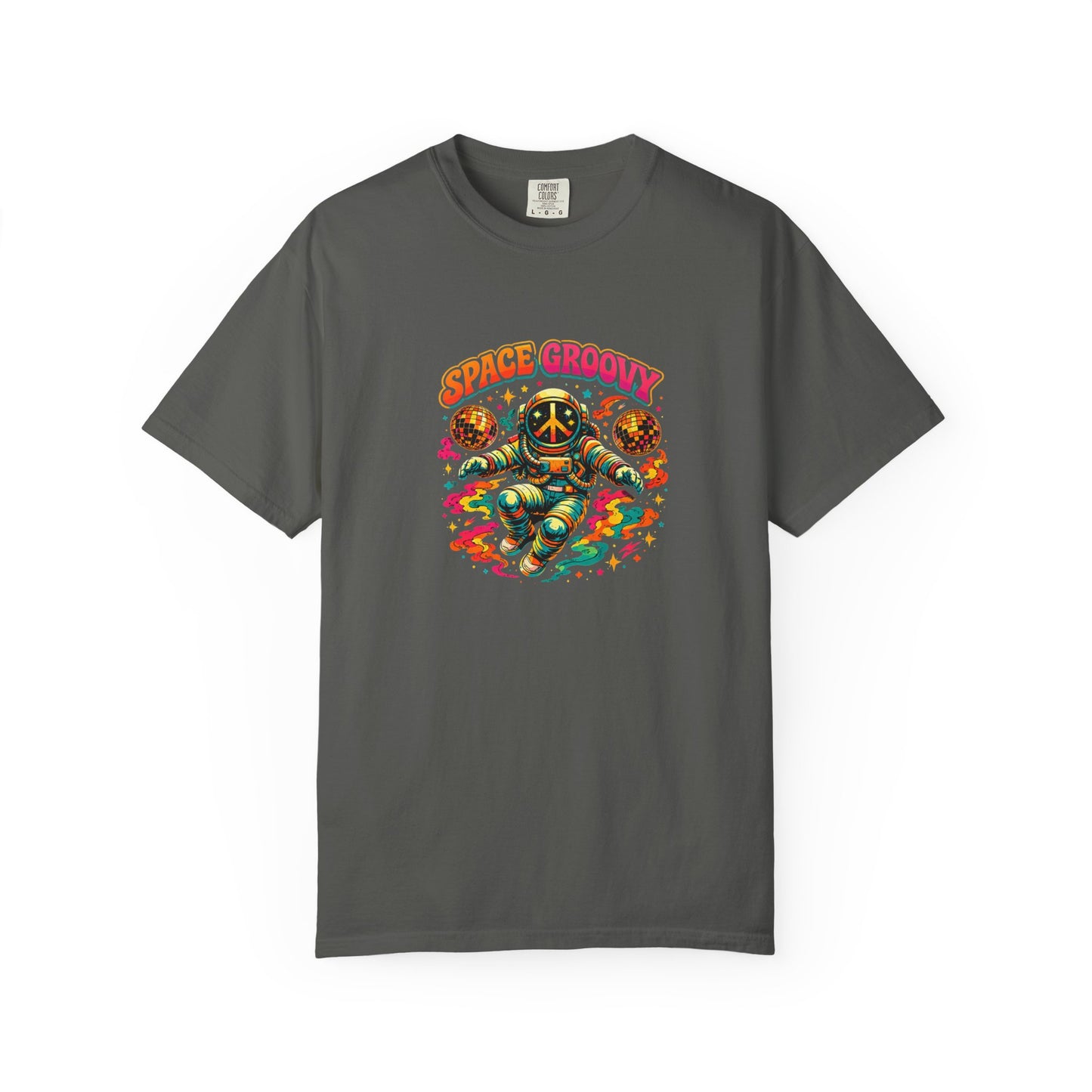Space Groovy Astronaut T-shirt | Retro Psychedelic Space Art