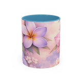 Tropical Orchid Floral Mug | Accent Coffee Mug 11oz 15oz