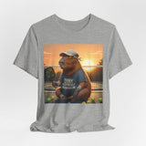 Dink Responsibly Pickleball Capybara Tee | Funny Animal Sports Art