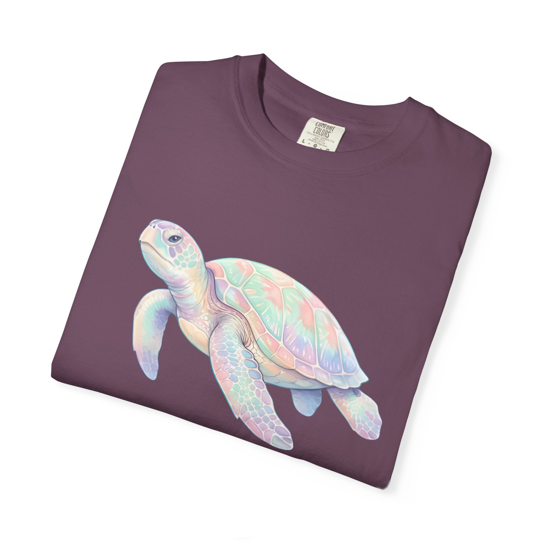 Pastel Sea Turtle T-shirt | Watercolor Marine Life Tee