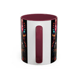 Cyberpunk Sushi Cat Mug | 11oz 15oz Ceramic Coffee Cup