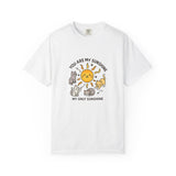 You Are My Sunshine Cat Illustration T-shirt | Cute Sun and Kittens