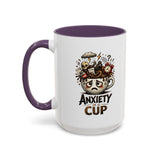 Anxiety in a Cup Coffee Mug | Accent 11oz 15oz