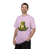 Meditating Frog T-shirt | Zen Yoga Frog Illustration, Relaxation Tee