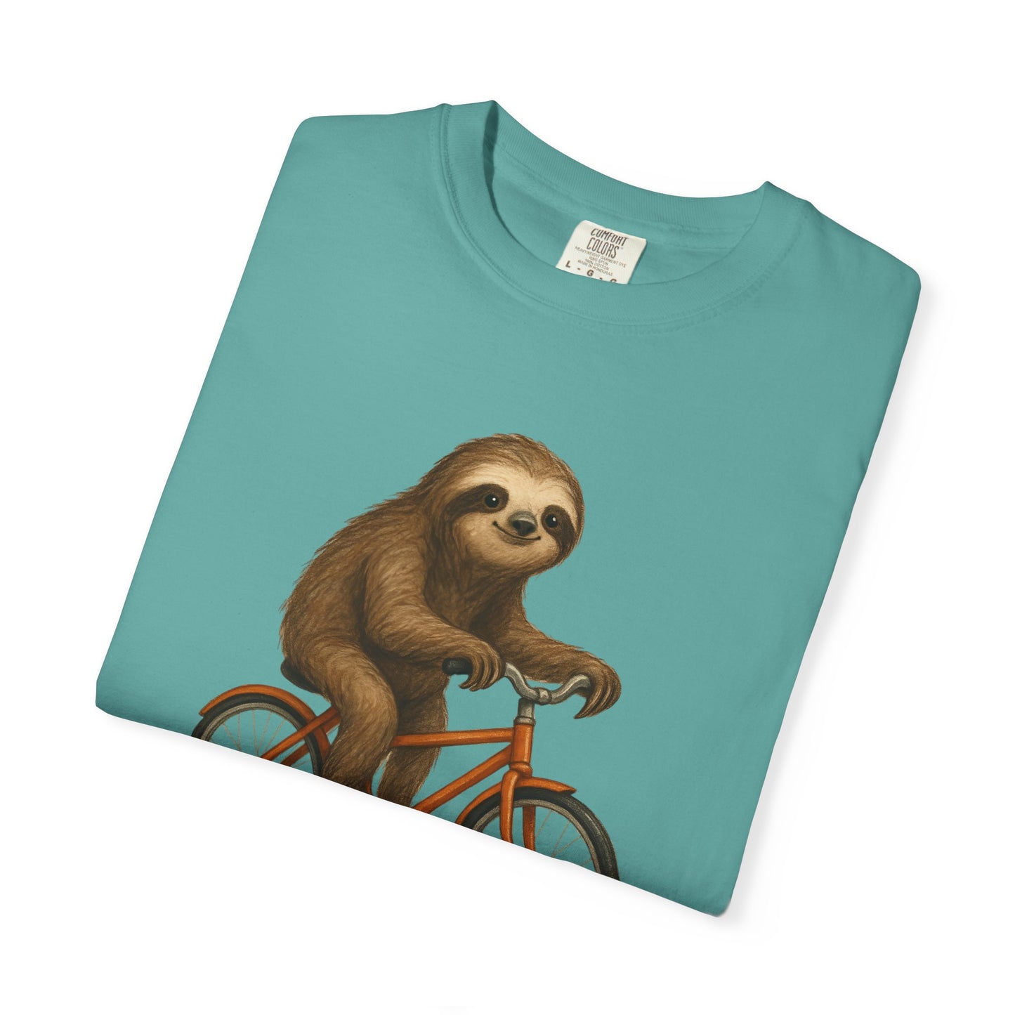 Sloth Bicycle Shirt – Funny Riding Bike Illustration Tees for Cycling Lover