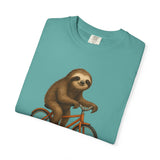 Sloth Bicycle Shirt – Funny Riding Bike Illustration Tees for Cycling Lover