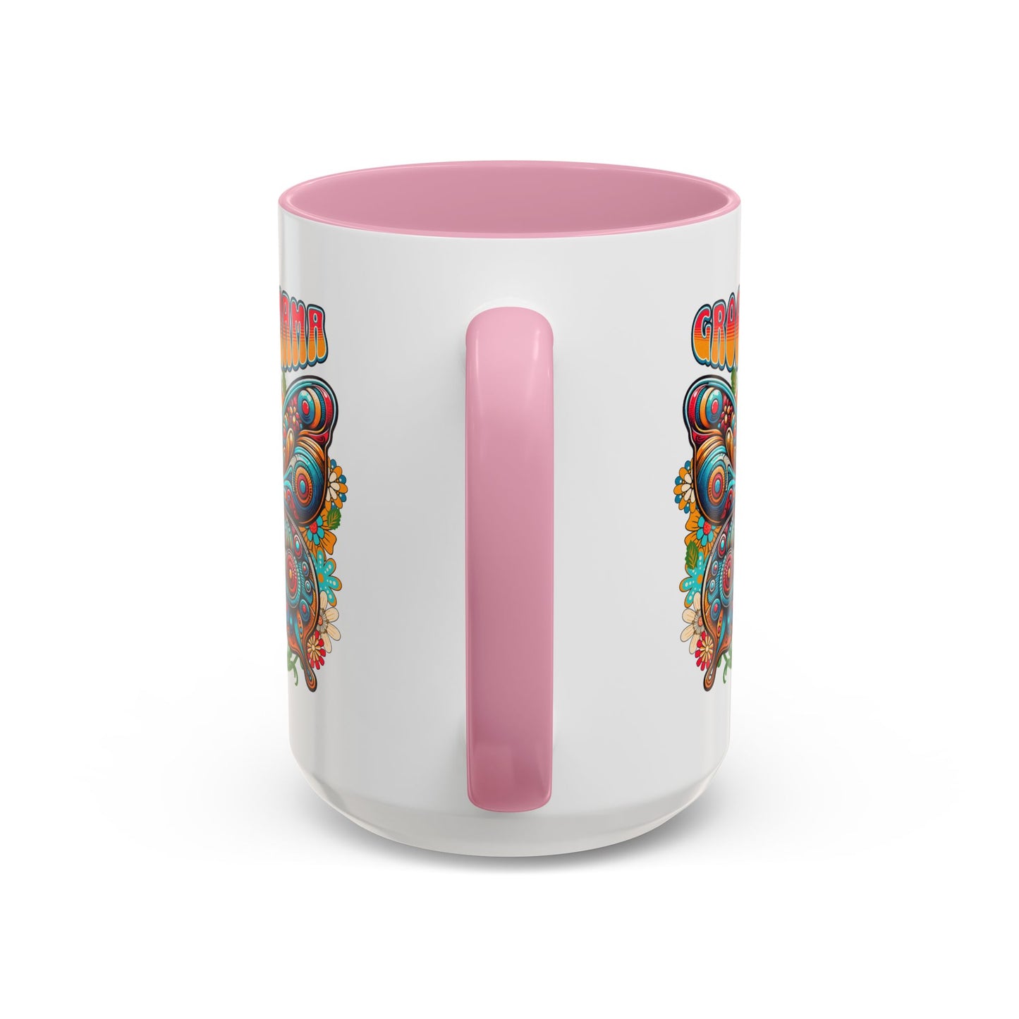 Groovy Mama Butterfly Mug | Retro Psychedelic Floral Design
