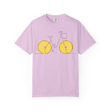 Lemon Wheel Bicycle T-shirt | Citrus Bike Graphic Tee