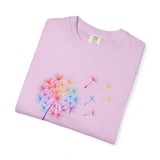 Rainbow Dandelion Tee | T-Shirt, Colorful Seed Puff Design