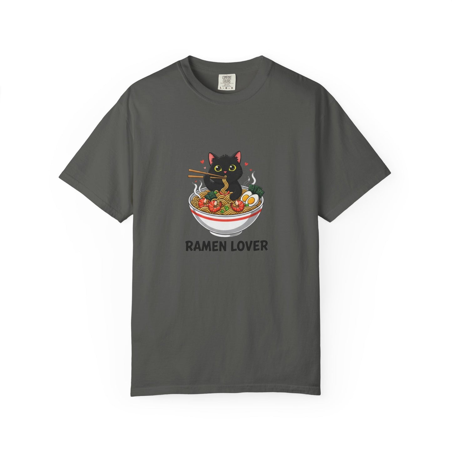 Ramen Cat Garment-Dyed T-shirt