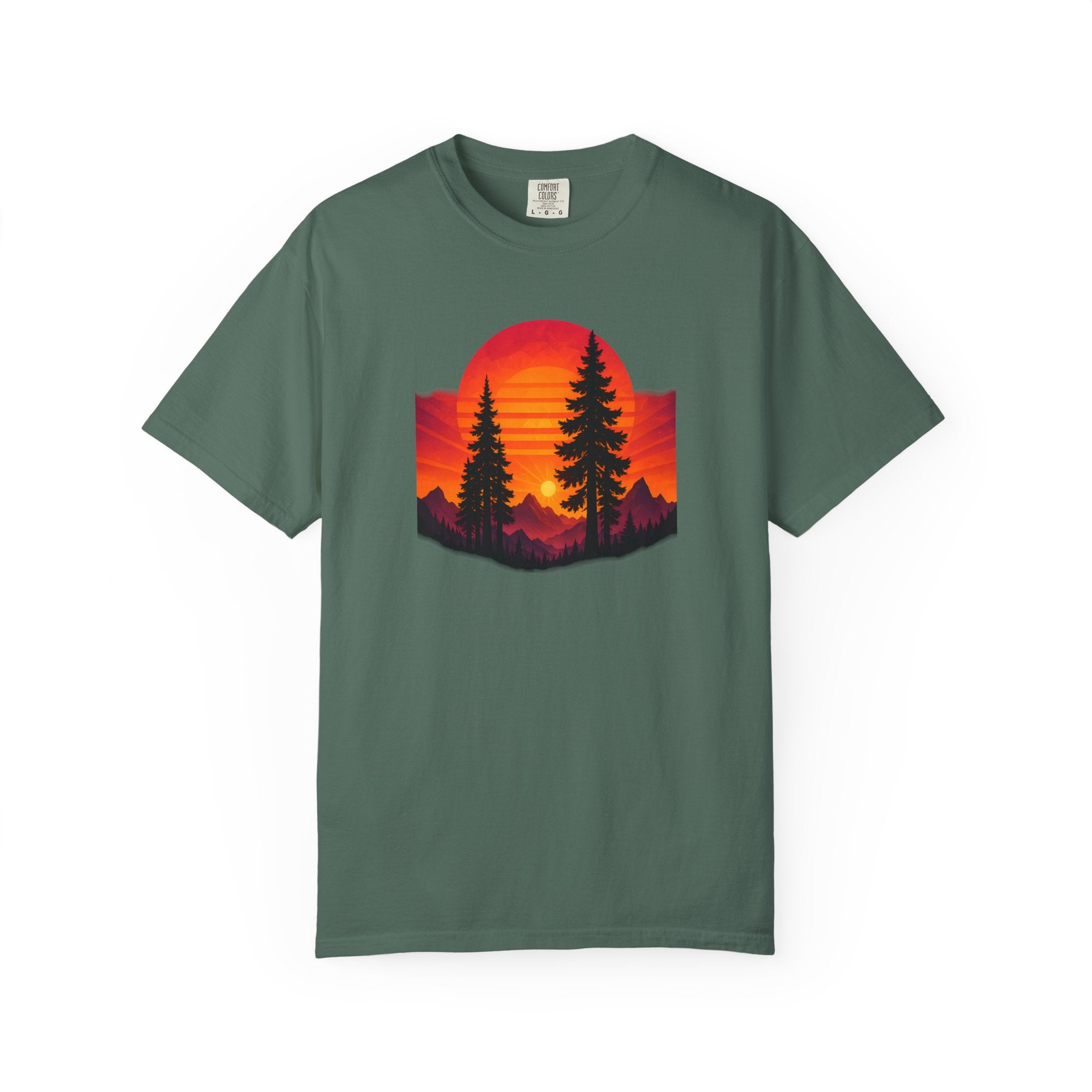 Mountain Sunset Pines T-shirt | Ridgeline Graphic