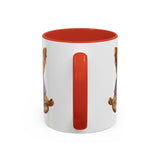 Meditating Yorkshire Terrier Mug | Accent Coffee Mug 11oz 15oz