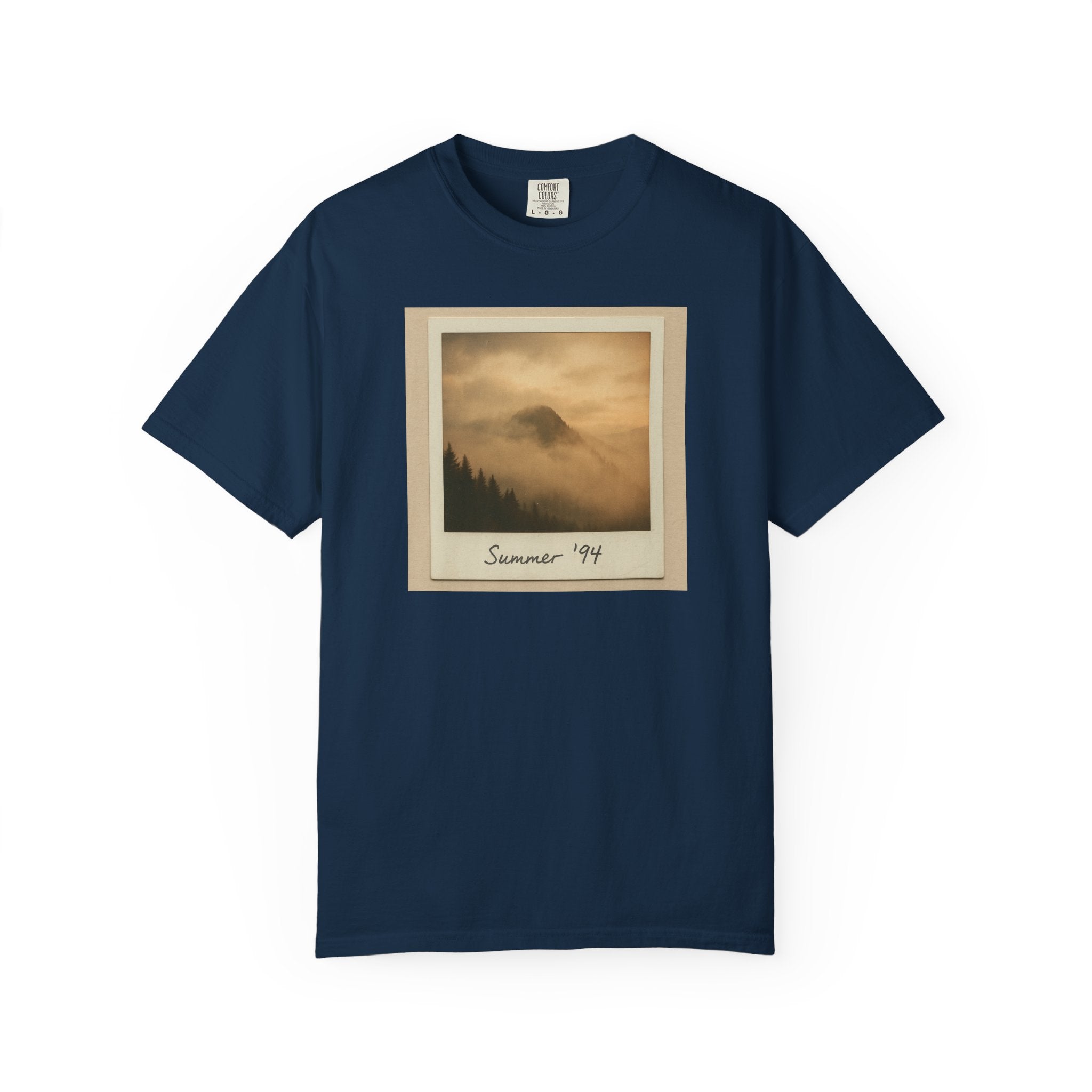 Vintage Polaroid Mountain Photo T-Shirt | Summer '94