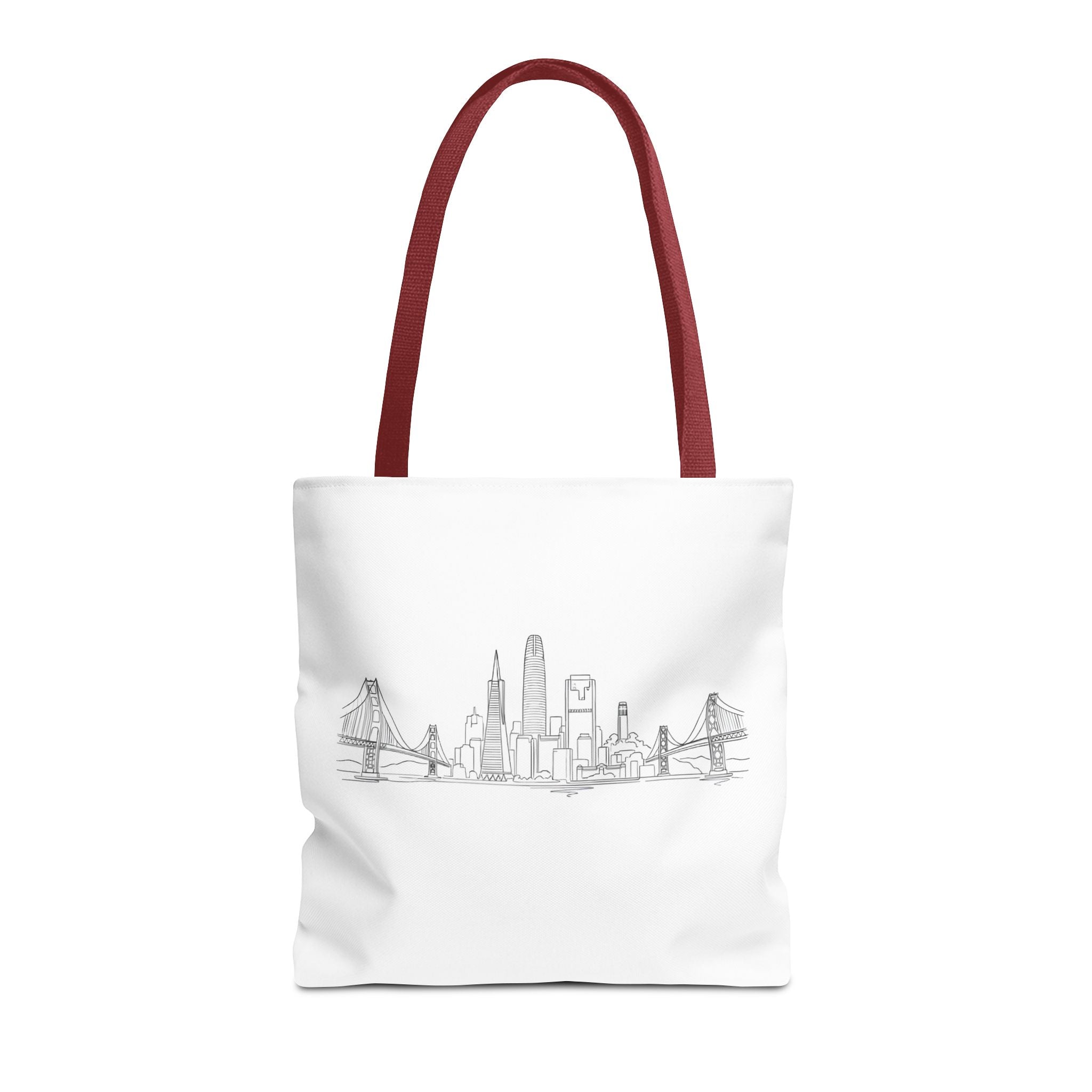 San Francisco Skyline Tote Bag | Minimal City Line Art