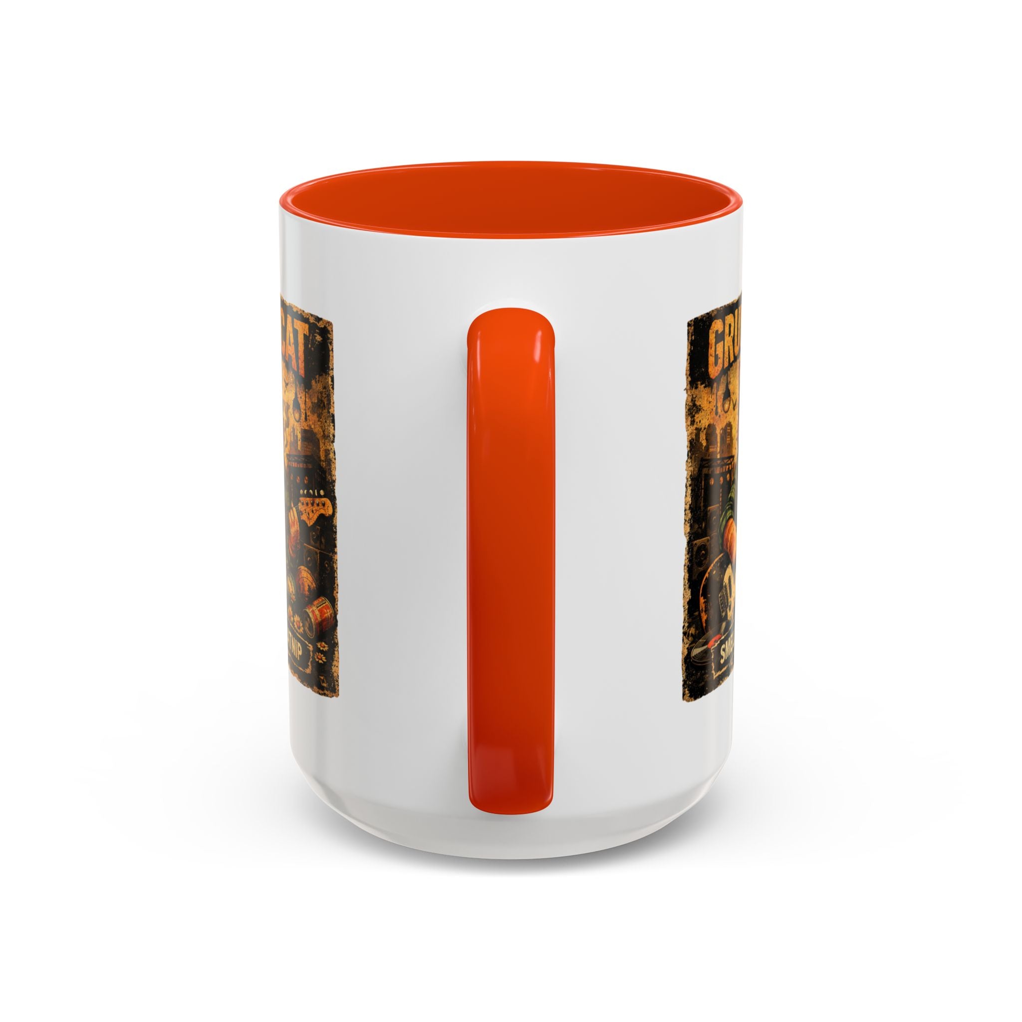 Grunge Cat Smells Like Catnip Mug | Ceramic Coffee Cup
