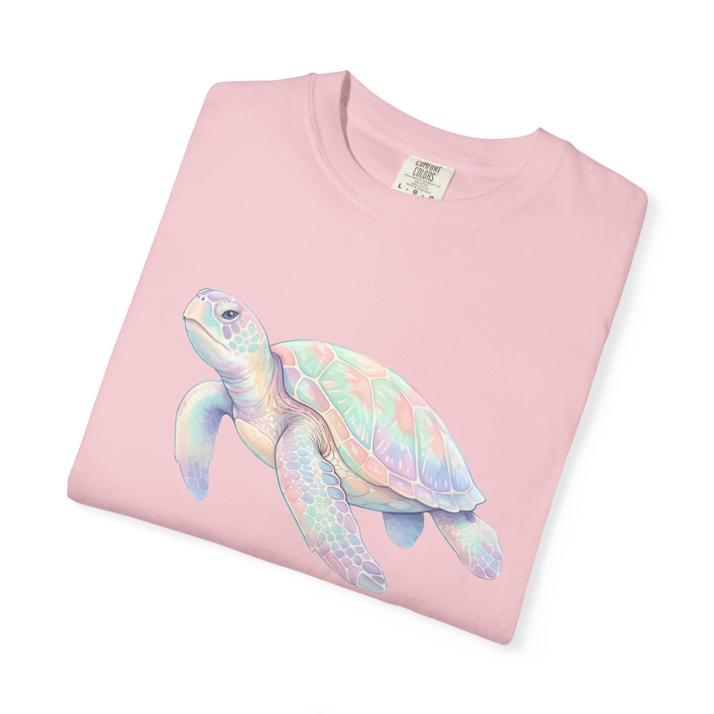 Pastel Sea Turtle T-shirt | Watercolor Marine Life Tee