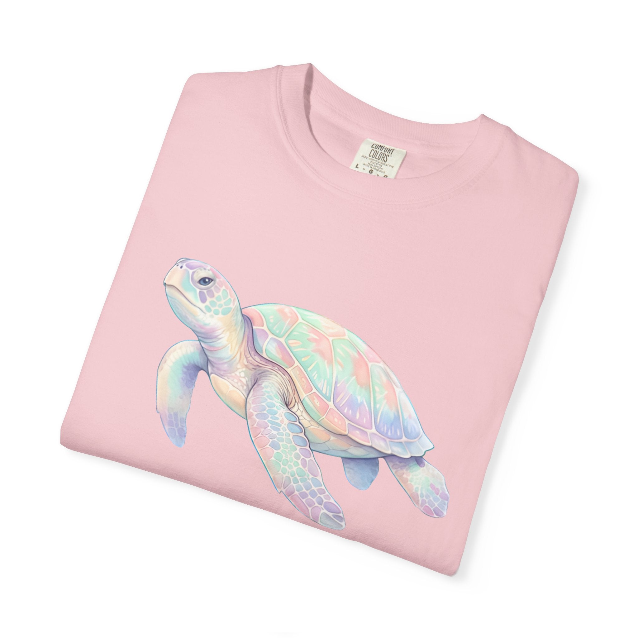 Pastel Sea Turtle T-shirt | Watercolor Marine Life Tee