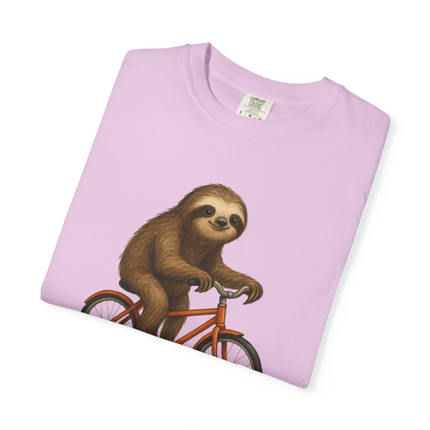 Sloth Bicycle Shirt – Funny Riding Bike Illustration Tees for Cycling Lover