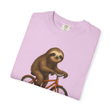 Sloth Bicycle Shirt – Funny Riding Bike Illustration Tees for Cycling Lover