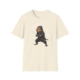 Stealthy Capybara Warrior T-Shirt | Zen Assassin Tactical Capy
