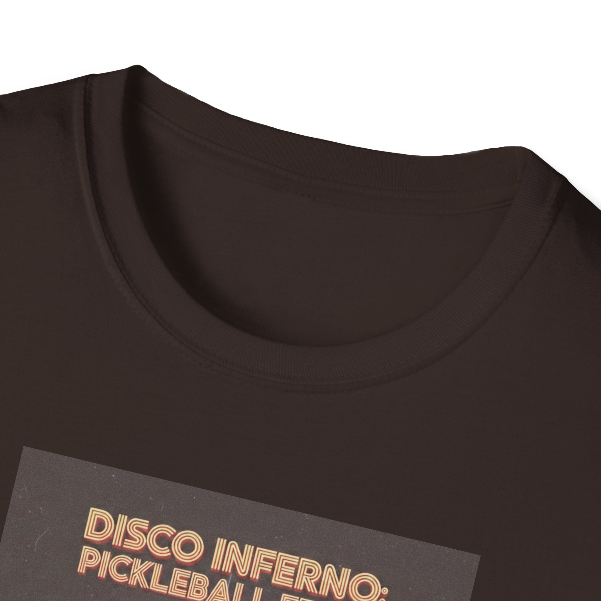 Disco Inferno Capybara Pickleball Fever T-Shirt | Retro 70s Dance Court Graphic