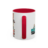 1950s Diner Scene Mug | Retro Car Hop Coffee Cup